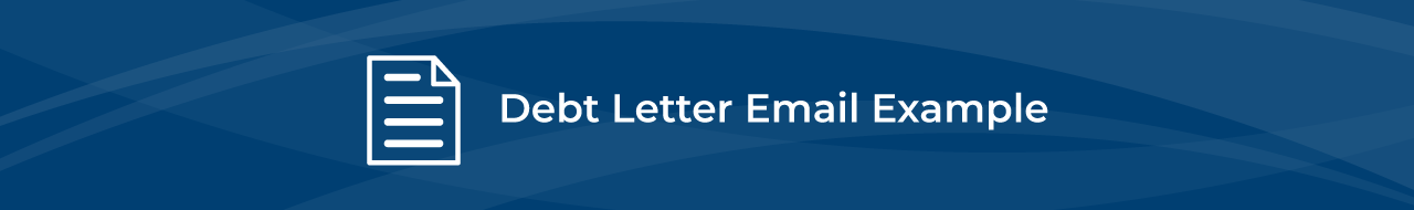 Student Debt Letter - Email Example